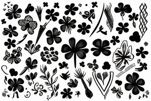 Clover tattoo idea