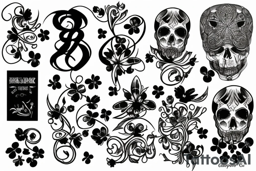 Clover tattoo idea