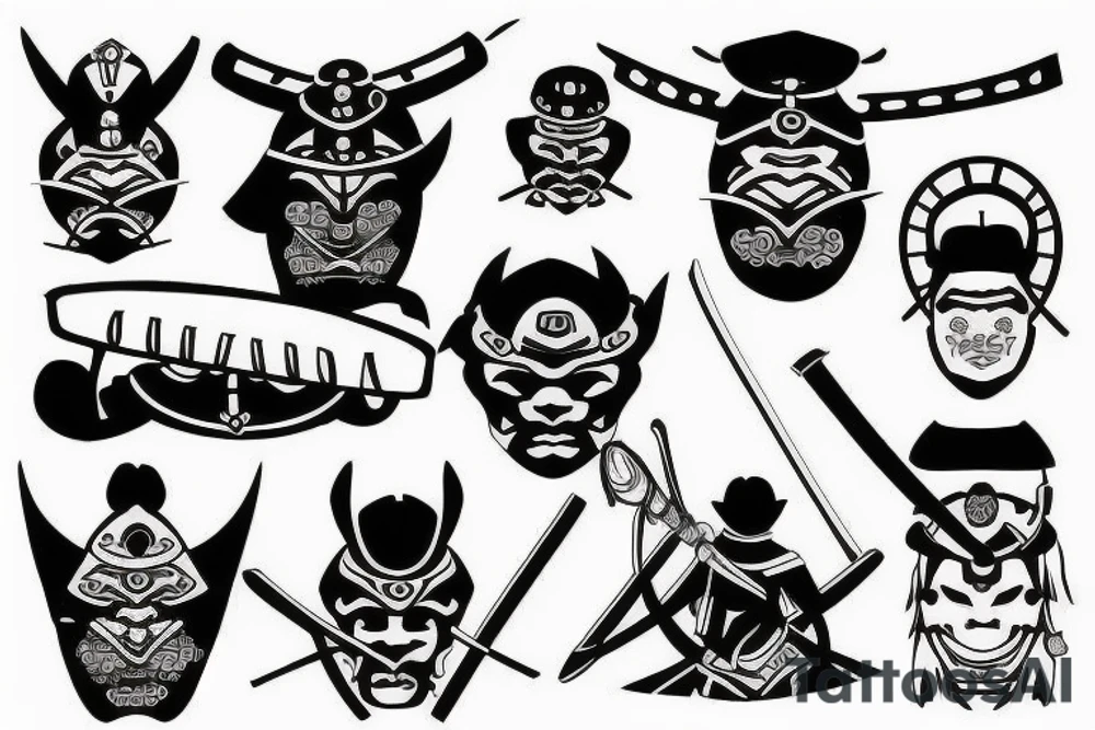 Samurai tattoo idea