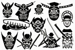 Samurai tattoo idea
