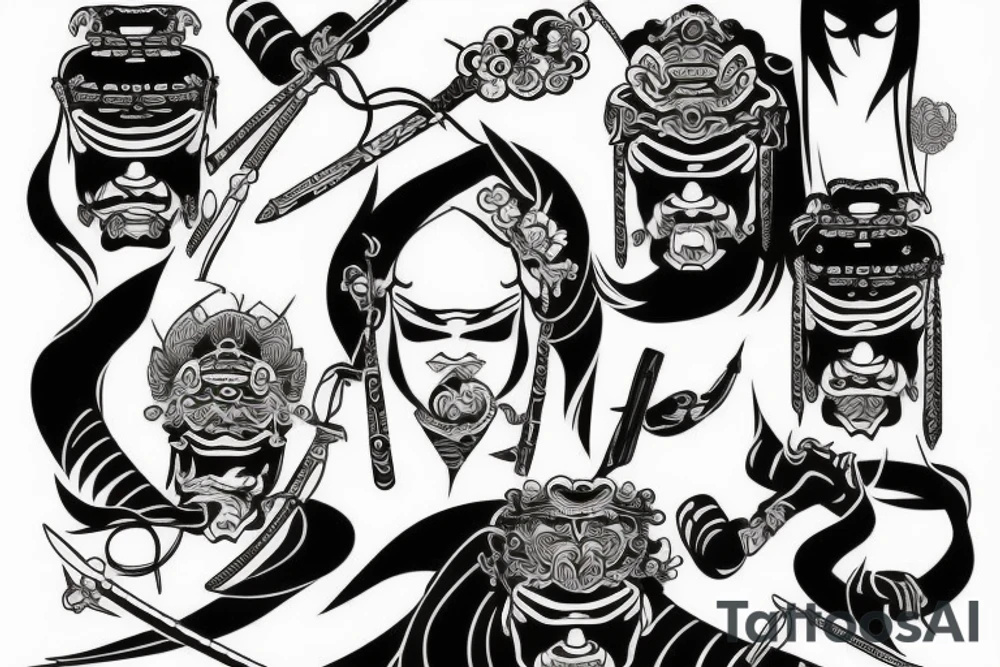 Samurai tattoo idea