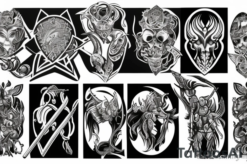 Archagel warrior tattoo idea