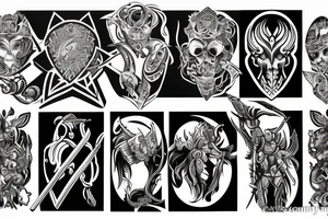 Archagel warrior tattoo idea