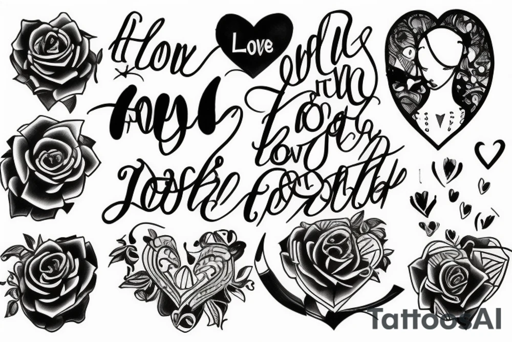 tattoo idea for someone who love others more than himself tattoo idea