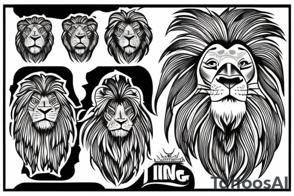 lion king tattoo idea
