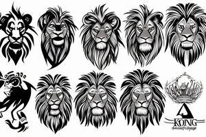 lion king tattoo idea