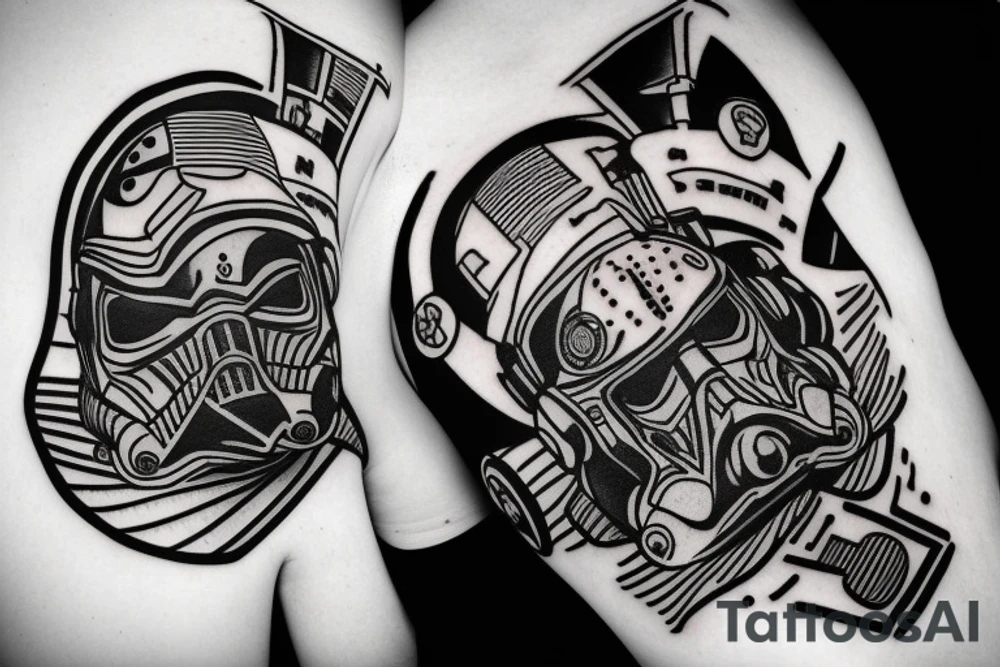 star wars fights tattoo idea