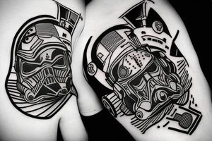 star wars fights tattoo idea