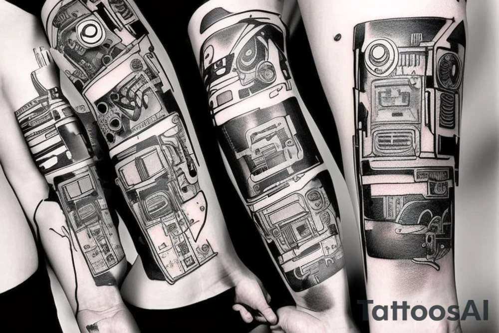 Cyberpunk tattoo idea