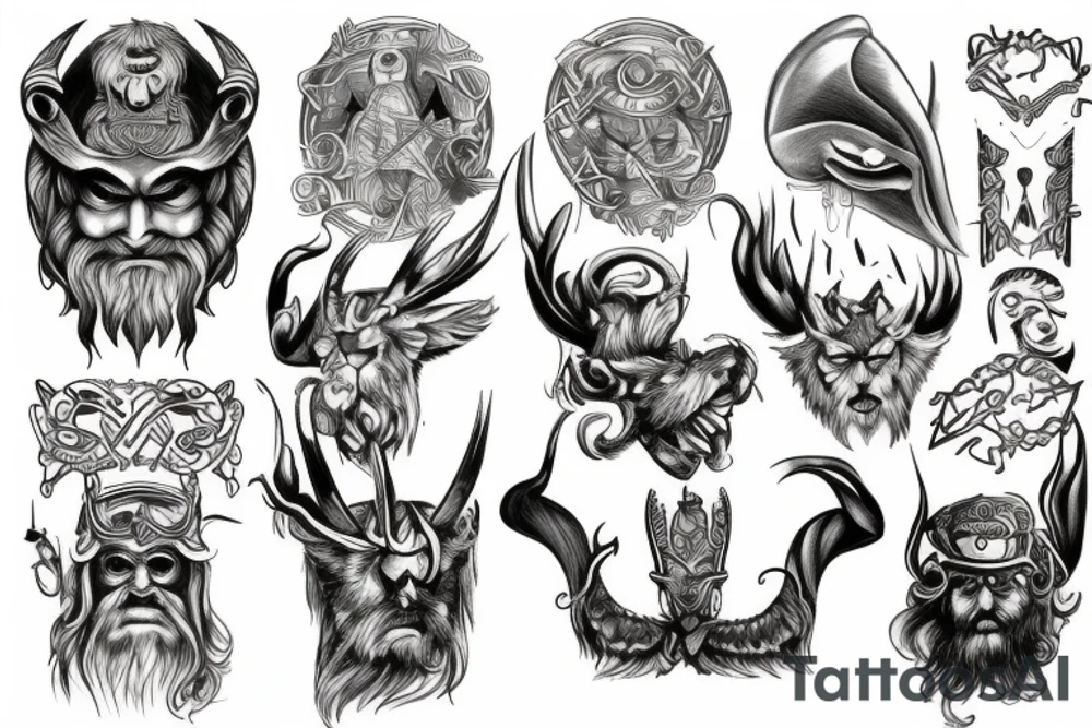 odin tattoo idea