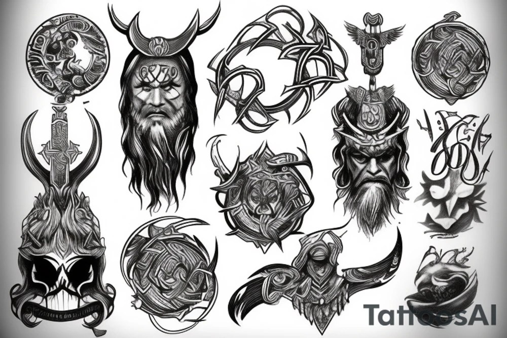 odin tattoo idea