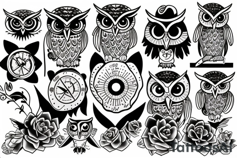 Owl house tattoo idea