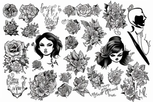 Self-confidence and ambition tattoo idea