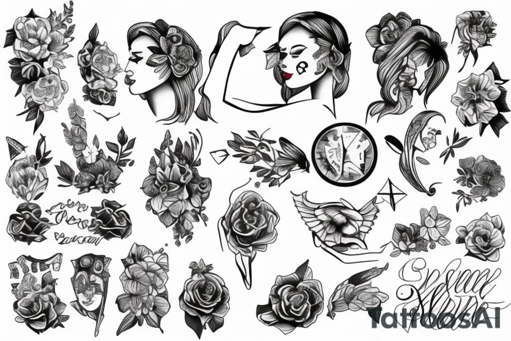 Self-confidence and ambition tattoo idea