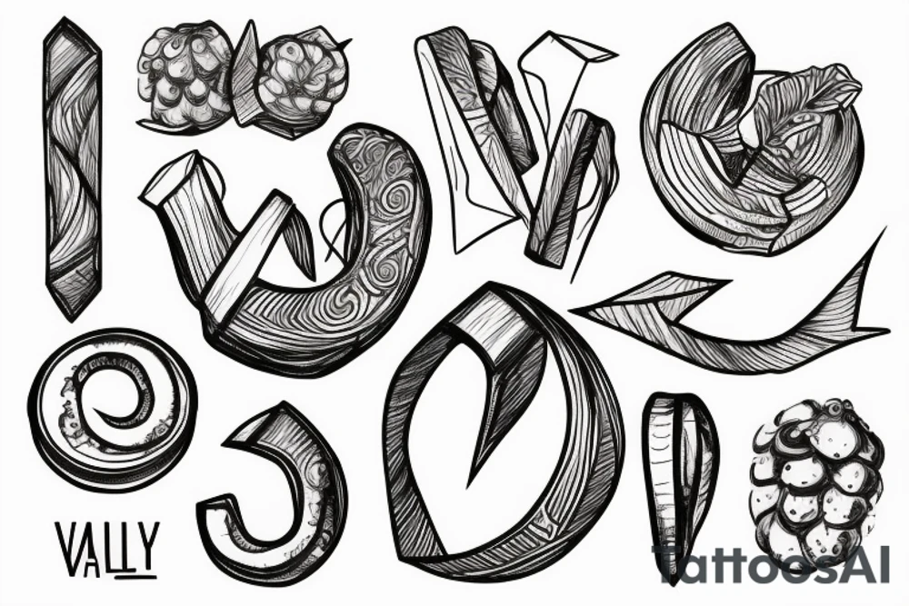 Valcnut tattoo idea