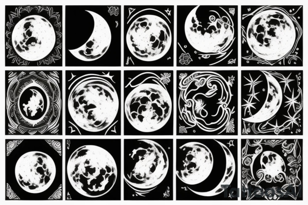 moon tattoo idea