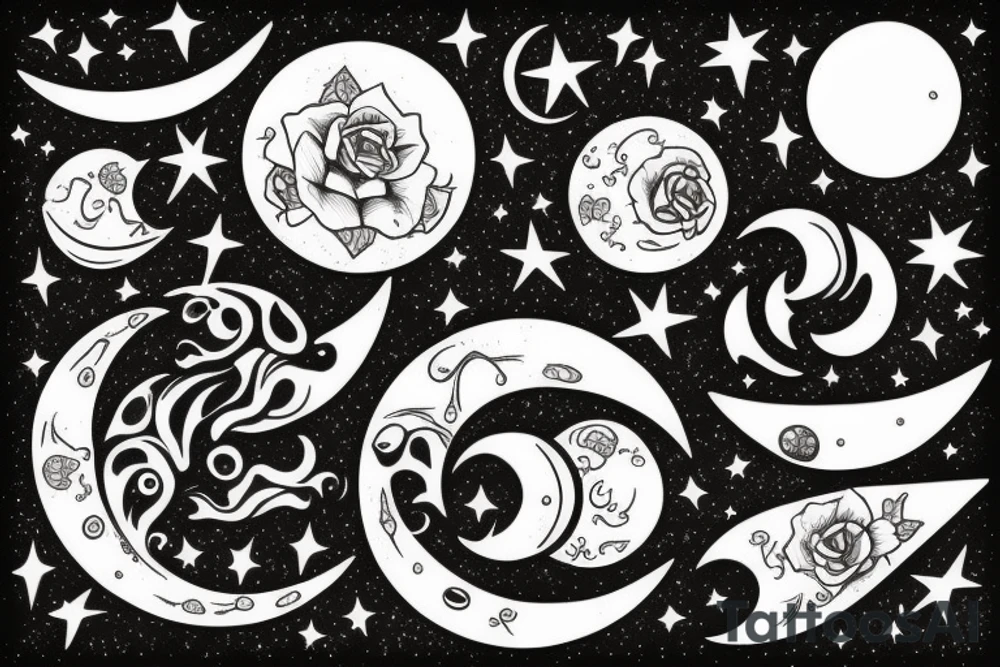 moon tattoo idea