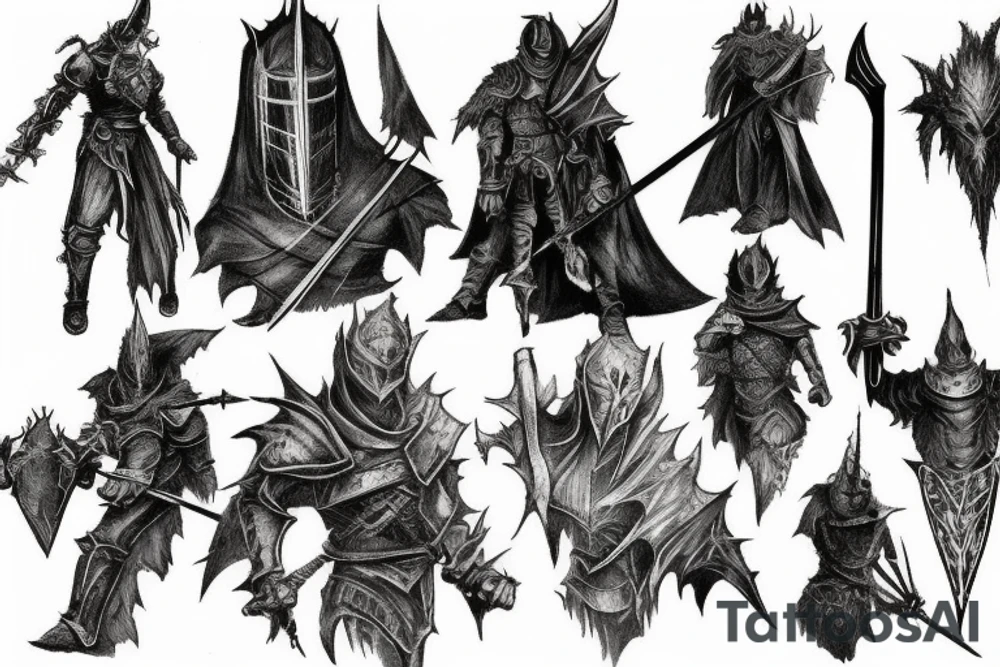 Dark souls tattoo idea