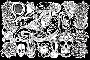 Stereometria style tattoo idea