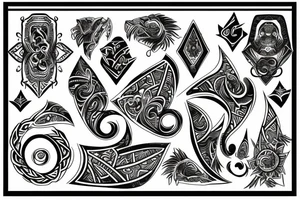 Stereometria style tattoo idea