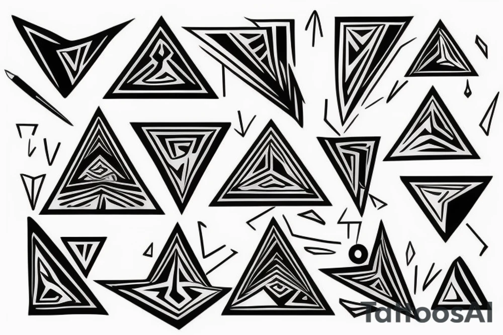 triangle tattoo idea