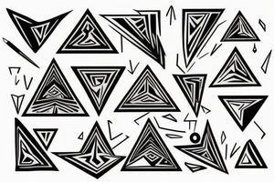 triangle tattoo idea