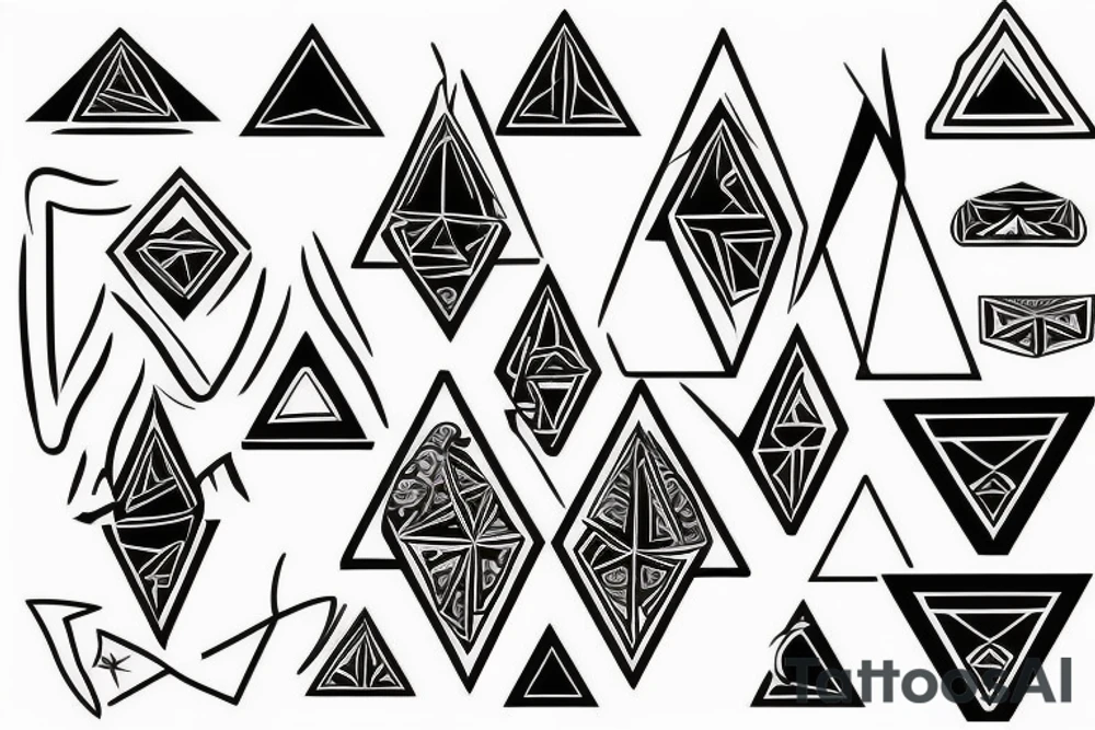 triangle tattoo idea