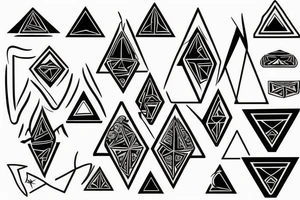 triangle tattoo idea