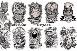 Couple tattoo copybara and beer tattoo idea