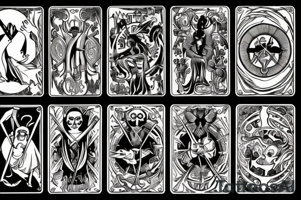tarot "the devil" card tattoo idea