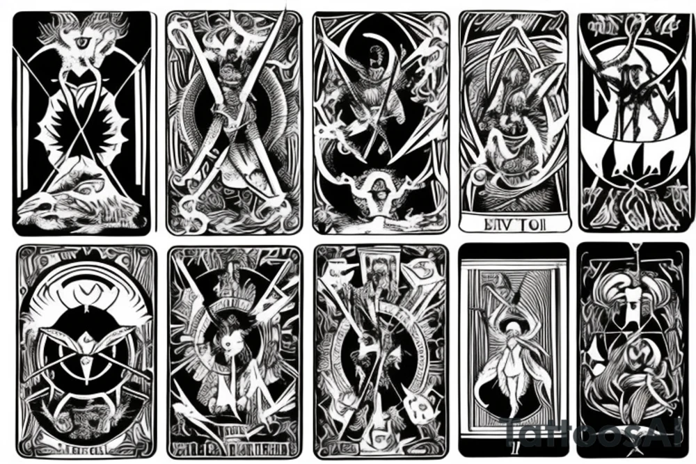 tarot "the devil" card tattoo idea