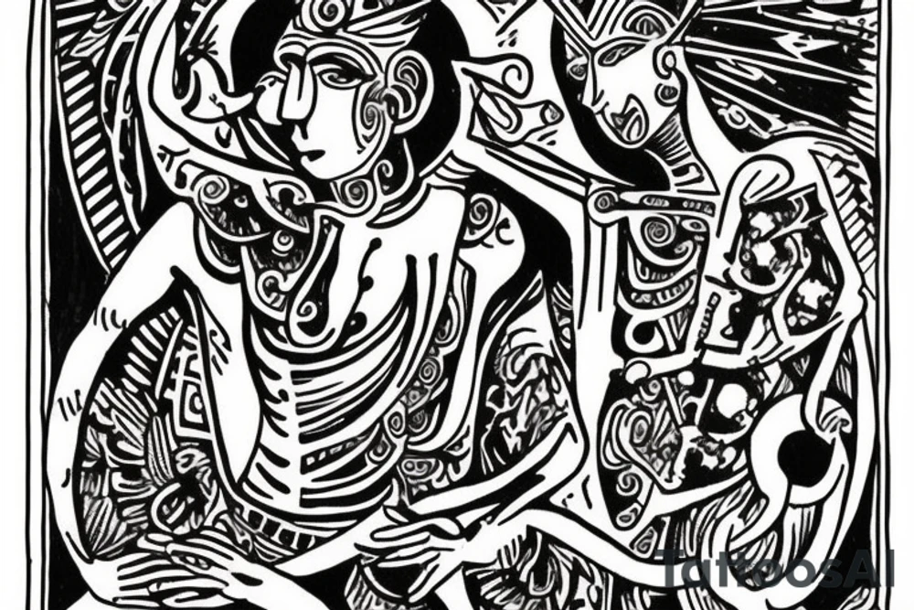 tarot "the devil" card tattoo idea