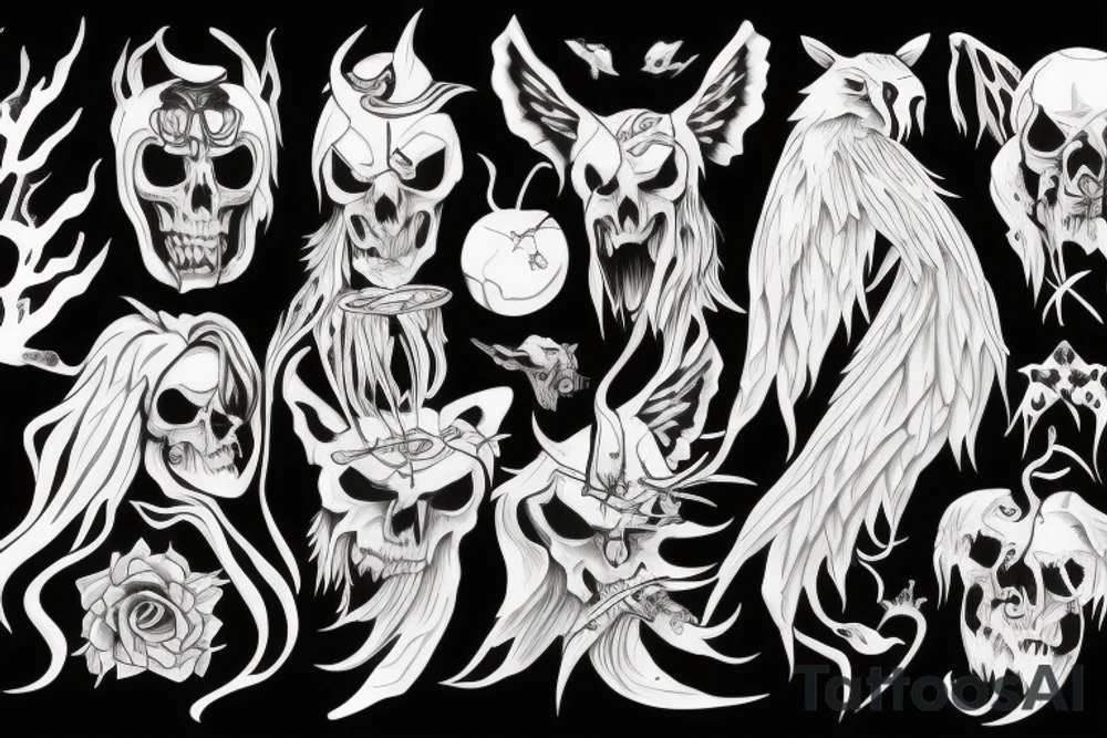 Ghostmane tattoo idea