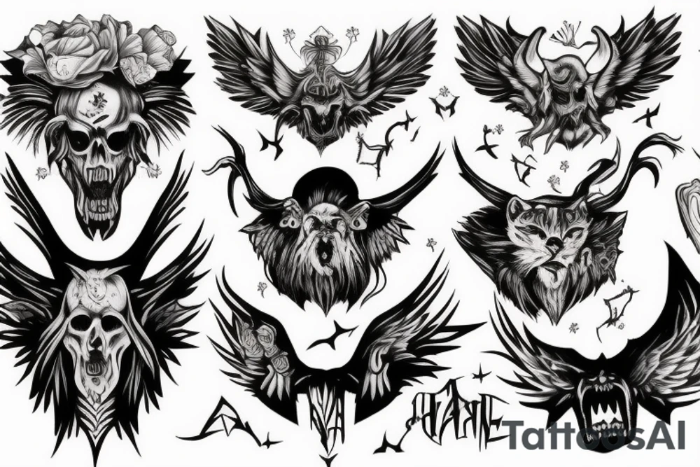 Ghostmane tattoo idea