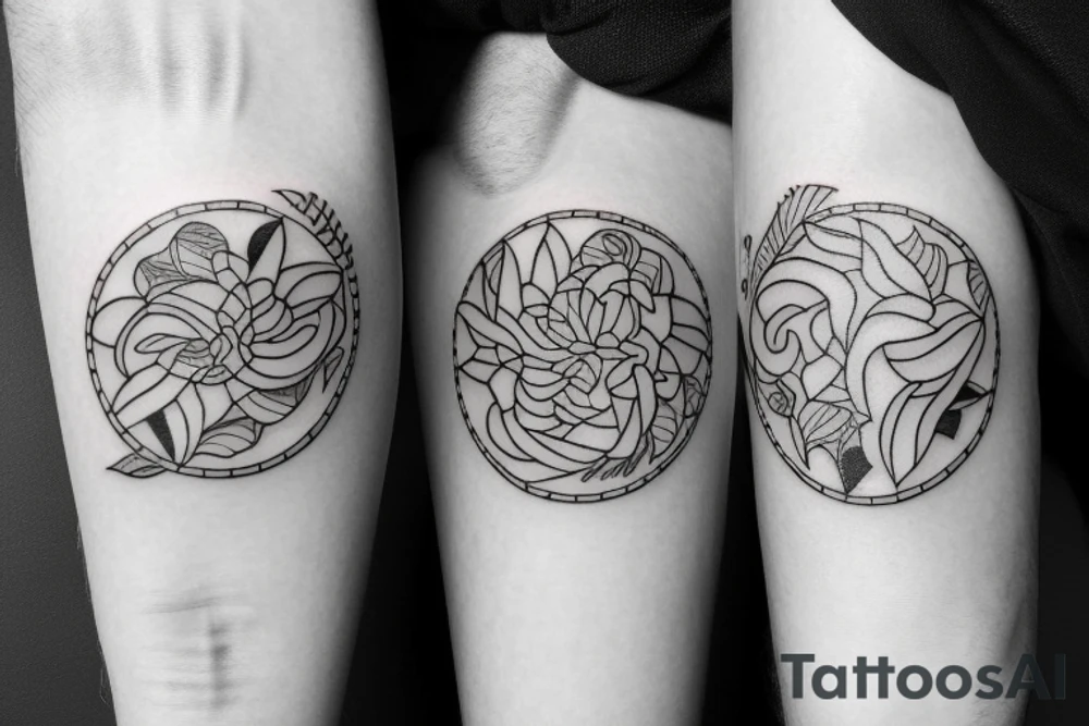simple aesthetic mom and dad tatto with there birth year tattoo idea