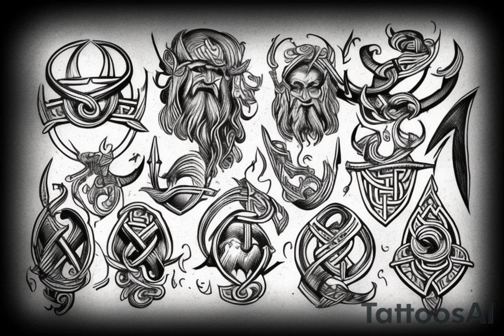 Viking tattoo idea