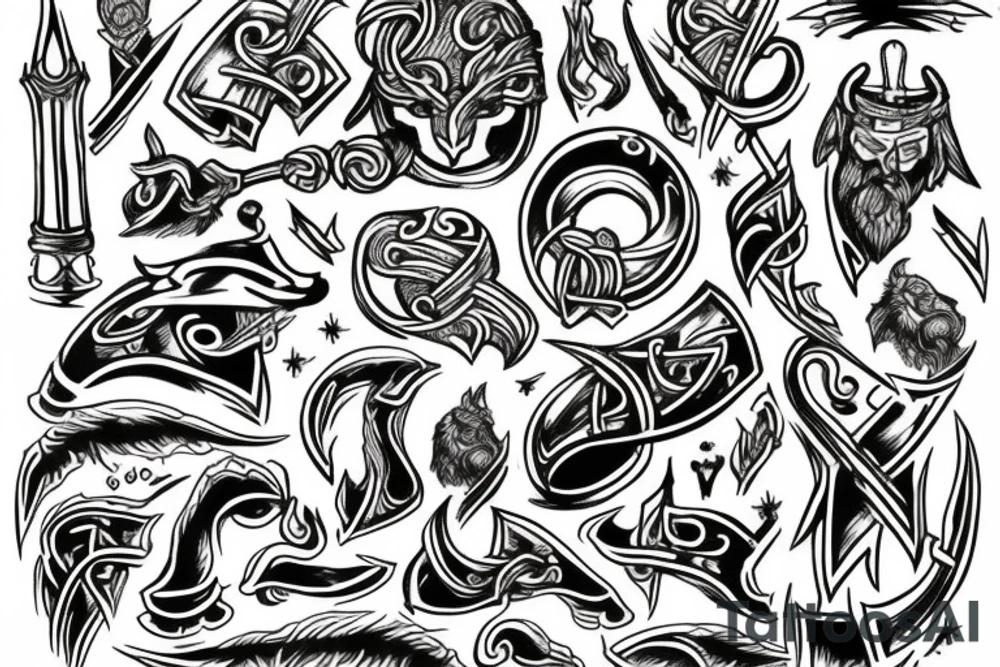Viking tattoo idea