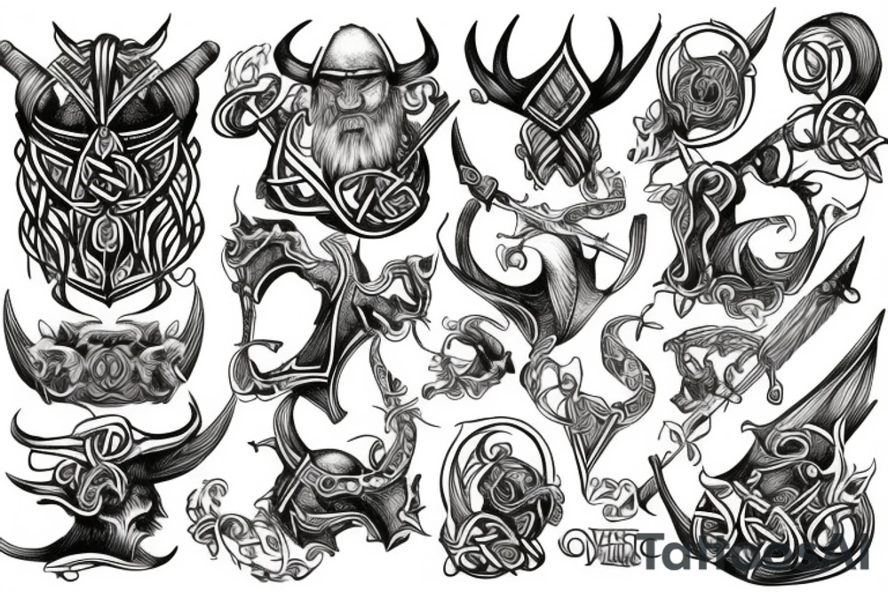Viking tattoo idea