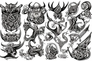 Viking tattoo idea