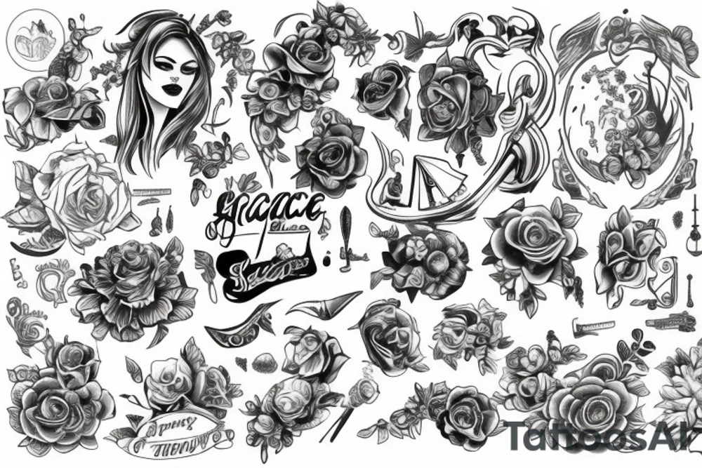 сакура tattoo idea
