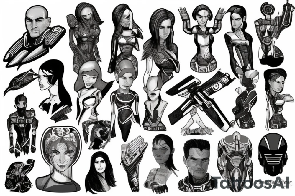 Mass effect tattoo idea