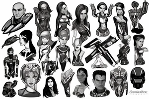 Mass effect tattoo idea