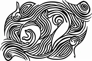 Yin Yang sign with a semi colon tattoo idea