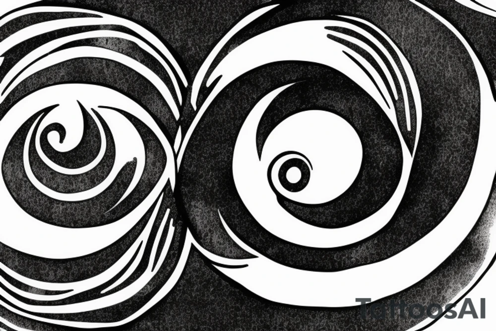 Yin Yang sign with a semi colon tattoo idea