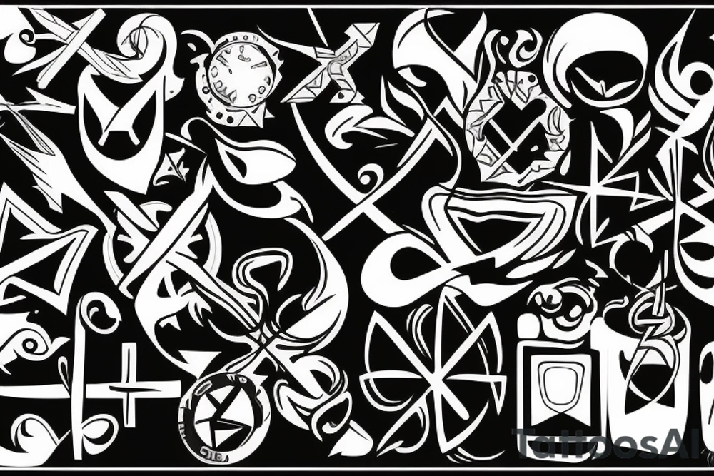 cross tattoo idea