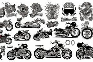Motorcycle mechanic tattoo idea