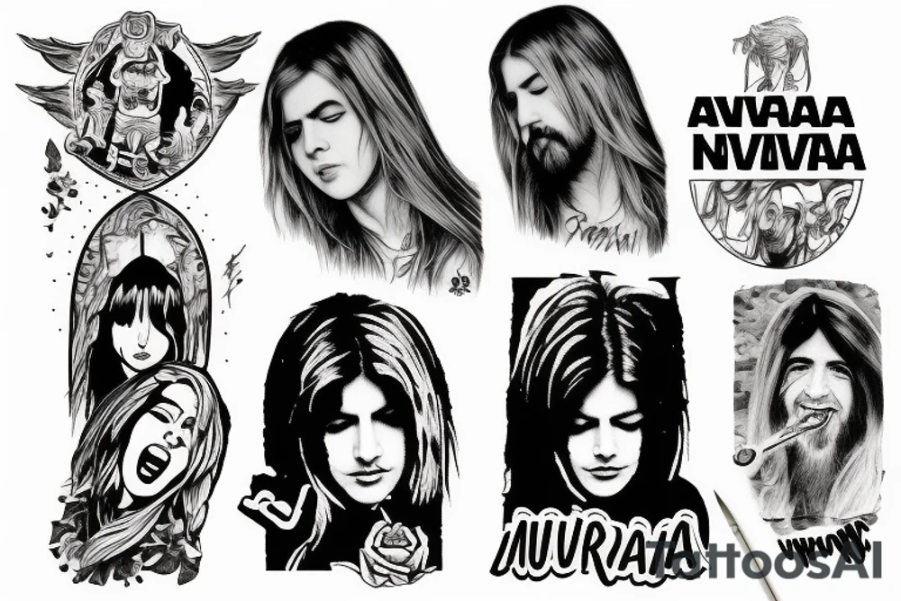 A song of nirvana tattoo idea