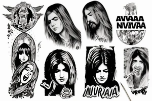 A song of nirvana tattoo idea
