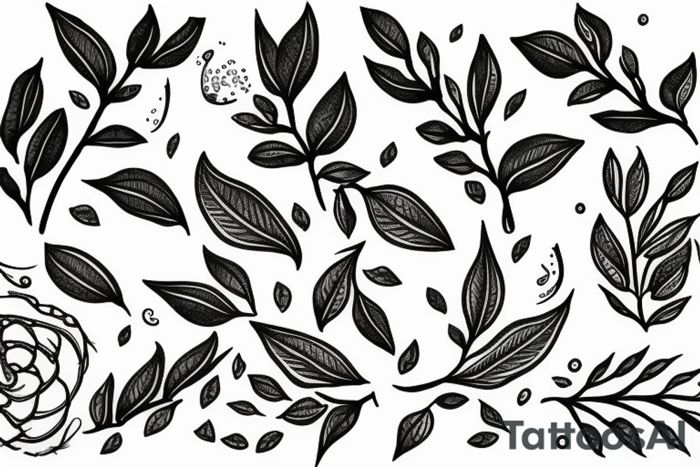 Olive branch tattoo idea
