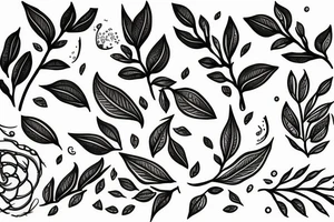 Olive branch tattoo idea